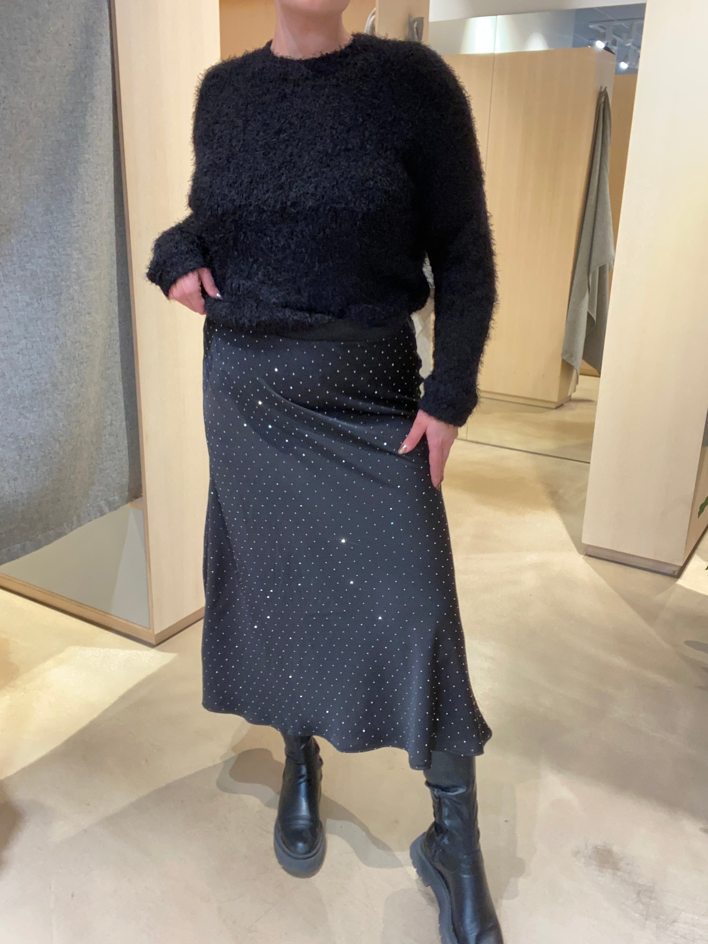 Midi-rok - Zwarte schoonheid